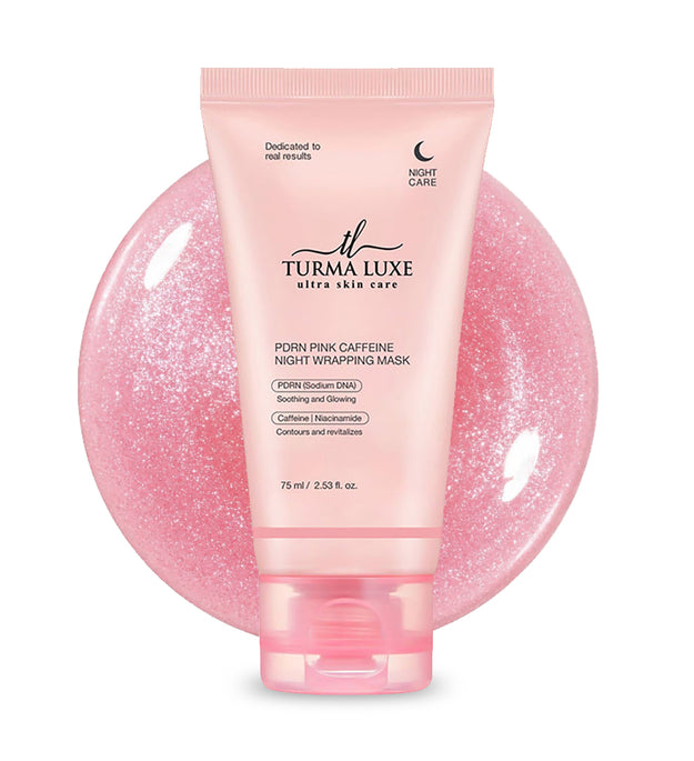 Turma Luxe Wrapping Mask PDRN Caffeine Overnight Peel Off Facial Mask